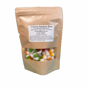 Crunchy Rainbow Bites (Skittles)